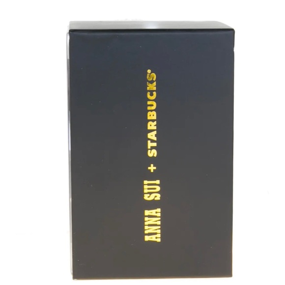 STARBUCKS NIB ANNA SUI 2016 TRAVEL MUG ROSE STRIPES & BOUTIQUE and TOTE BAG SET - Picture 9 of 9